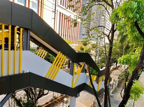 The UST Link Bridge connecting .